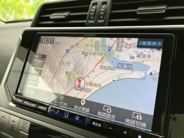 ランドクルーザープラド ４ＷＤ　ＴＸ　Ｌパッケージマットブラックエディション　新品タイヤ／サンルーフ／保証書／社外　９インチ　ＳＤナビ／トヨタセーフティセンス／シートヒーター／車線逸脱防止支援システム／シート　合皮／ヘッドランプ　ＬＥＤ／Ｂｌｕｅｔｏｏｔｈ接続／ＥＴＣ　４ＷＤ（10枚目）