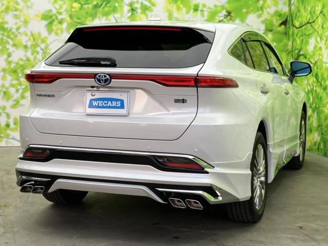 ハリアーハイブリッド Ｚレザーパッケージ　新品タイヤ／調光パノラマルーフ／モデリスタエアロ／ＪＢＬ／ディスプレイオーディオ＋ナビ１２．３インチ／デジタルインナーミラー／トヨタセーフティセンス／エアーシート　前席　革シート　衝突被害軽減システム（3枚目）