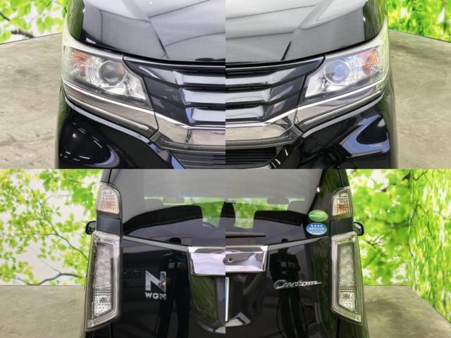 Ｎ－ＷＧＮカスタム Ｇ・ターボパッケージ　新品タイヤ／社外　ＳＤナビ／衝突安全装置／シート　ハーフレザー／ヘッドランプ　ＨＩＤ／Ｂｌｕｅｔｏｏｔｈ接続／ＥＴＣ／ＥＢＤ付ＡＢＳ／横滑り防止装置／アイドリングストップ／バックモニター　バックカメラ（46枚目）