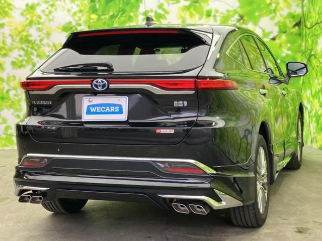 ハリアーハイブリッド Ｚレザーパッケージ　新品タイヤ／純正エアロ／ＪＢＬ／保証書／ディスプレイオーディオ＋ナビ／デジタルインナーミラー／衝突安全装置／シートヒーター／車線逸脱防止支援システム／シート　合皮／電動バックドア　衝突被害軽減システム（3枚目）