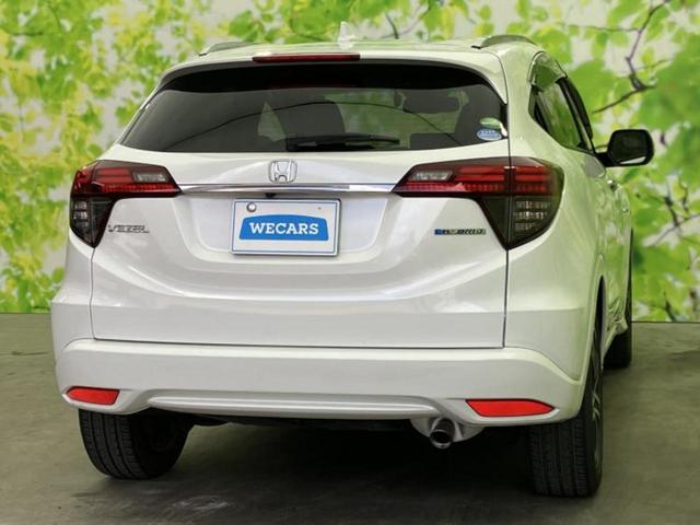 ヴェゼル ハイブリッドＺ・ホンダセンシング　社外　８インチ　ＳＤナビ／シティーブレーキアクティブシステム（ホンダ）／シートヒーター／車線逸脱防止支援システム／シート　ハーフレザー／ドライブレコーダー　前後／ヘッドランプ　ＬＥＤ　バックカメラ（3枚目）