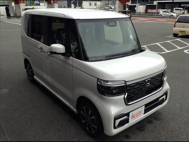 N-BOXカスタム ベースグレード Honda SENSING 両側スライド片側電動ドア スマートキー シートヒーター ACC ECS LEDヘッドライト(4枚目)