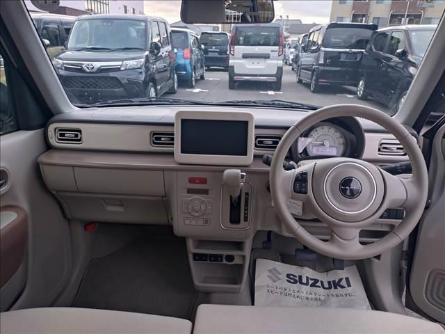 アルトラパン Ｘ　衝突被害軽減ブレーキ　スマートキー　車線逸脱防止装置　アイドリングストップ　クリアランスソナー　ＥＣＳシートヒーター　ＬＥＤヘッドライト（2枚目）