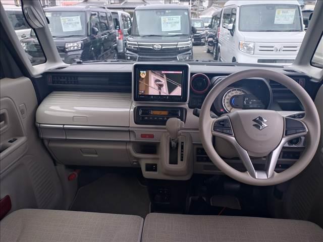 スペーシア ハイブリッドX フルセグナビ・Bluetooth付 バックカメラ 両側電動スライドドア スマートキー クリアランスソナー 衝突被害軽減ブレーキ 車線逸脱防止装置 ECS ETC シートヒーター ドライブレコーダー(2枚目)