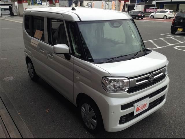 スペーシア ハイブリッドG 両側スライドドア 衝突被害軽減ブレーキ スマートキー アイドリングストップ ECS LEDヘッドライト(4枚目)