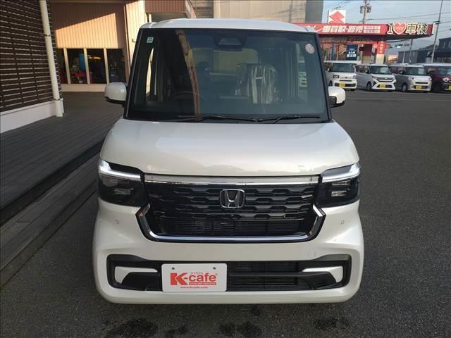 Ｎ－ＢＯＸカスタム ターボ　Ｈｏｎｄａ　ＳＥＮＳＩＮＧ　両側電動スライドドア　スマートキー　クリアランスソナー　アイドリングストップ　ＥＣＳ　ＡＣＣ　ＬＥＤヘッドライト　ＭＴモード付（4枚目）