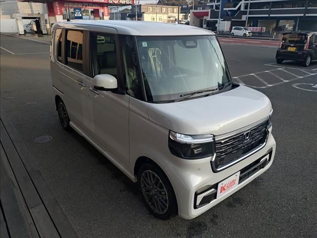 Ｎ－ＢＯＸカスタム ターボ　Ｈｏｎｄａ　ＳＥＮＳＩＮＧ　両側電動スライドドア　スマートキー　クリアランスソナー　アイドリングストップ　ＥＣＳ　ＡＣＣ　ＬＥＤヘッドライト　ＭＴモード付（5枚目）