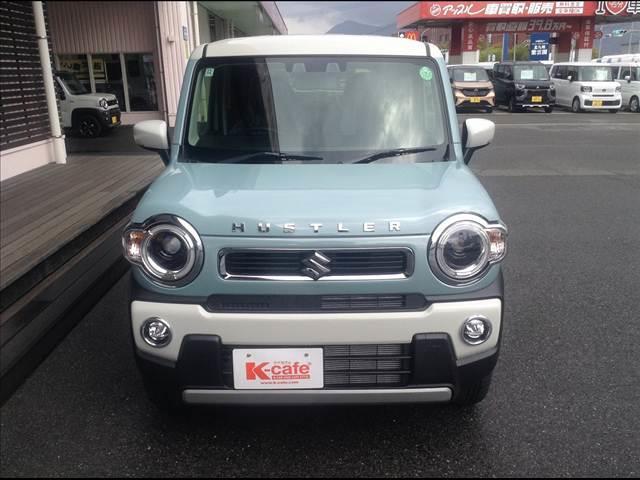 ハスラー ハイブリッドＸ　衝突被害軽減ブレーキ　車線逸脱防止装置　スマートキー　クリアランスソナー　アイドリングストップ　ＡＣＣ　ＥＣＳ　シートヒーター　ＬＥＤヘッドライト（4枚目）