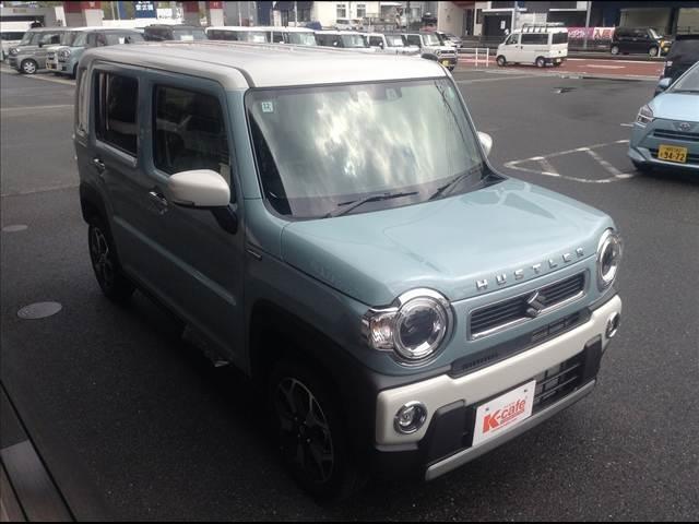 ハスラー ハイブリッドＸ　衝突被害軽減ブレーキ　車線逸脱防止装置　スマートキー　クリアランスソナー　アイドリングストップ　ＡＣＣ　ＥＣＳ　シートヒーター　ＬＥＤヘッドライト（5枚目）