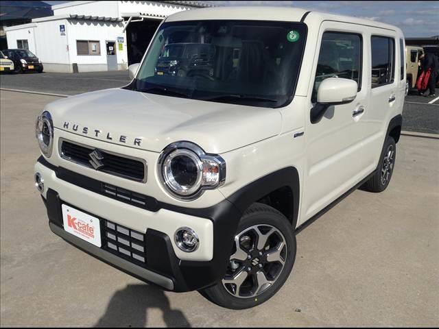 ハスラー ハイブリッドＸ　衝突被害軽減ブレーキ　車線逸脱防止装置　スマートキー　クリアランスソナー　アイドリングストップ　ＡＣＣ　ＥＣＳ　シートヒーター　ＬＥＤヘッドライト（3枚目）