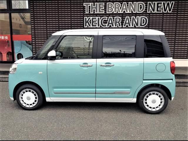 ムーヴキャンバス ストライプスG 両側電動スライドドア 衝突被害軽減ブレーキ スマートキー クリアランスソナー アイドリングストップ ECS LEDヘッドライト(9枚目)