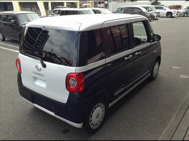 ムーヴキャンバス ストライプスG 両側電動スライドドア 衝突被害軽減ブレーキ スマートキー クリアランスソナー アイドリングストップ ECS LEDヘッドライト(6枚目)