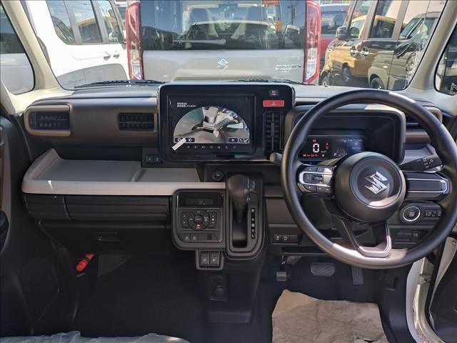 スペーシア ハイブリッドＸ　全方位モニター付メモリーナビゲーション・スズキコネクト対応通信機装着車　・両側電動スライドドア・衝突被害軽減ブレーキ　車線逸脱防止装置　スマートキー　クリアランスソナー　ＥＣＳ（2枚目）