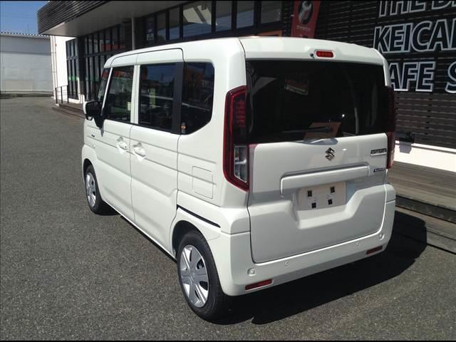 スペーシア ハイブリッドＸ　全方位モニター付メモリーナビゲーション・スズキコネクト対応通信機装着車　・両側電動スライドドア・衝突被害軽減ブレーキ　車線逸脱防止装置　スマートキー　クリアランスソナー　ＥＣＳ（8枚目）