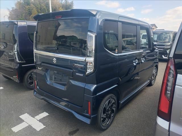 スペーシアカスタム ハイブリッドＸＳ　両側電動スライドドア　衝突被害軽減ブレーキ　スマートキー　車線逸脱防止装置　クリアランスソナー　アイドリングストップ　ＥＣＳ　ＡＣＣ　ヘッドアップディスプレイ　サーキュレーター　ＬＥＤヘッドライト（5枚目）