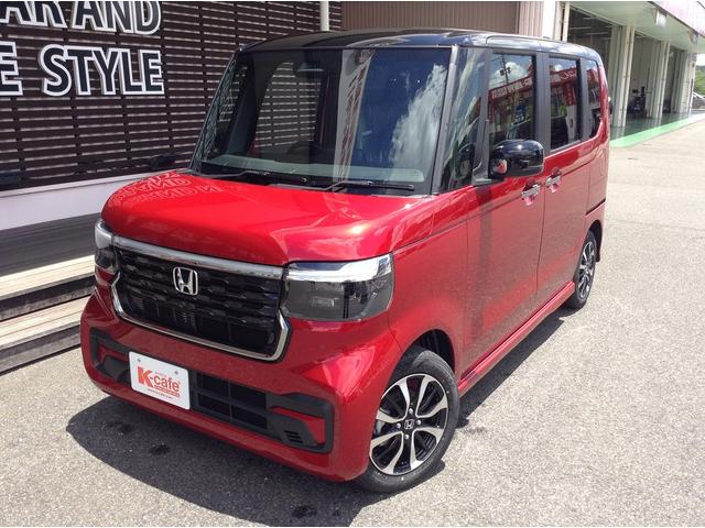 Ｎ－ＢＯＸカスタム コーディネートスタイル　Ｈｏｎｄａ　ＳＥＮＳＩＮＧ　ダイレクトプロジェクション式フルＬＥＤヘッドライト　前席用ｉ－サイドエアバッグシステム＋サイドカーテンエアバッグシステム　電子制御パーキングブレーキ、オートブレーキホールド（2枚目）