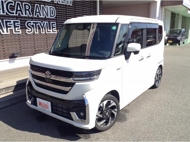 スペーシアカスタム ハイブリッドＸＳ　両側電動スライドドア　スマートキー　衝突被害軽減ブレーキ　車線逸脱防止装置　ＬＥＤヘッドライト　ＥＣＳ　ドライブレコーダー　アイドリングストップ（3枚目）