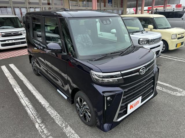 タント カスタムＸ　両側電動スライドドア　スマートキー　衝突被害軽減ブレーキ　クリアランスソナー　シートヒーター　ＬＥＤヘッドライト　アイドリングストップ（5枚目）