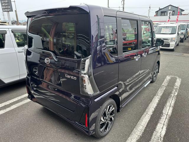 タント カスタムＸ　両側電動スライドドア　スマートキー　衝突被害軽減ブレーキ　クリアランスソナー　シートヒーター　ＬＥＤヘッドライト　アイドリングストップ（7枚目）