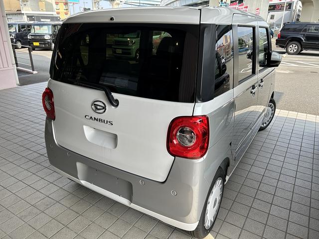 ムーヴキャンバス ストライプスＧ　両側電動スライドドア　スマートキー　衝突被害軽減ブレーキ　クリアランスソナー　アイドリングストップ　ＥＣＳ　ＬＥＤヘッドライト（5枚目）