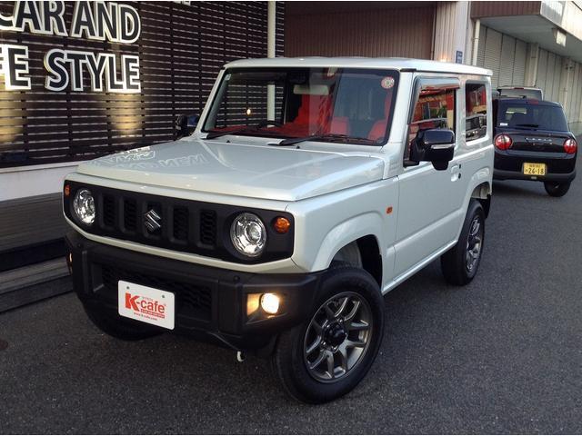 ジムニー ＸＣ　衝突被害軽減ブレーキ　車線逸脱防止装置　スマートキー　ヒルディセントコントロール　クリアランスソナー　アイドリングストップ　シートヒーター　ＥＣＳ　ＡＣＣ　ＬＥＤヘッドライト（3枚目）