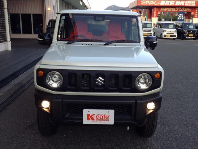 ジムニー ＸＣ　衝突被害軽減ブレーキ　車線逸脱防止装置　スマートキー　ヒルディセントコントロール　クリアランスソナー　アイドリングストップ　シートヒーター　ＥＣＳ　ＡＣＣ　ＬＥＤヘッドライト（4枚目）