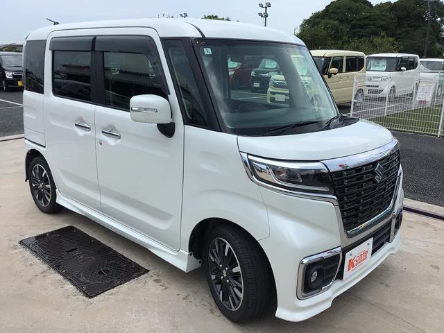 スペーシアカスタム ハイブリッドＸＳターボ　フルセグナビ・Ｂｌｕｅｔｏｏｔｈ　バックカメラ　ＭＴモード付き　両側スライド電動ドア　スマートキー　アイドリングストップ　シートヒーター　ＬＥＤヘッドライト（2枚目）