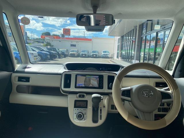 ムーヴキャンバス ＧメイクアップＶＳ　ＳＡＩＩＩ　フルセグナビ・Ｂｌｕｅｔｏｏｔｈ　衝突被害軽減ブレーキ　両側電動スライドドア　スマートキー　ＥＴＣ　ＥＣＳ　アイドリングストップ　シートヒーター　ＬＥＤヘッドライト（2枚目）