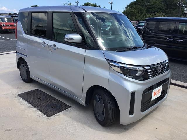 ルークス Ｘ　純正ディスプレイオーディオ・バックカメラ　両側スライド片側電動ドア　スマートキー　衝突被害軽減ブレーキ　クリアランスソナー　アイドリングストップ　サーキュレーター（3枚目）
