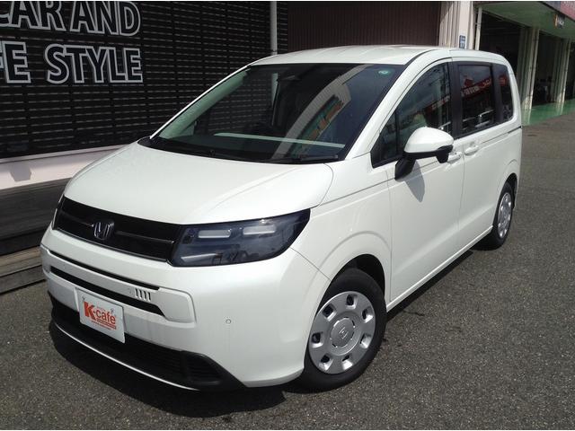 フリード エアー　Ｈｏｎｄａ　ＳＥＮＳＩＮＧ　両側電動スライドドア　スマートキー　クリアランスソナー　アイドリングストップ　ＥＣＳ　ＡＣＣ　ＬＥＤヘッドライト（3枚目）