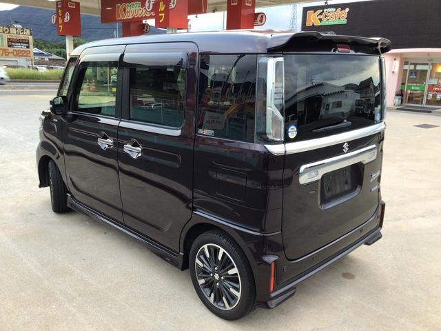 スペーシアカスタム ハイブリッドＸＳ　両側電動スライドドア　衝突軽減ブレーキ　２ＤＩＮオーディオ　スマートキー　車線逸脱防止装置　シートヒーター　ＥＣＳ　クリアランスソナー　サーキュレーター　ＬＥＤヘッドライト（7枚目）