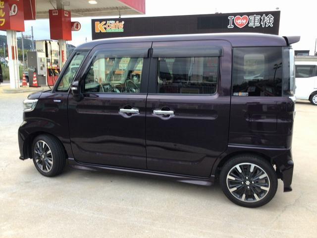 スペーシアカスタム ハイブリッドＸＳ　両側電動スライドドア　衝突軽減ブレーキ　２ＤＩＮオーディオ　スマートキー　車線逸脱防止装置　シートヒーター　ＥＣＳ　クリアランスソナー　サーキュレーター　ＬＥＤヘッドライト（8枚目）