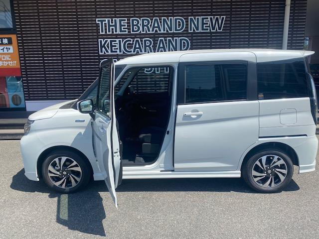 ソリオバンディット ハイブリッドＭＶ　両側電動スライドドア　　衝突軽減ブレーキ　車線逸脱防止装置　スマートキー　クリアランスソナー　アイドリングストップ　ＥＣＳ　ＡＣＣ　サーキュレータ　シートヒーター　ＬＥＤヘッドライト（10枚目）
