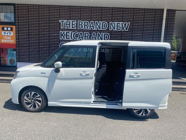 ソリオバンディット ハイブリッドＭＶ　両側電動スライドドア　　衝突軽減ブレーキ　車線逸脱防止装置　スマートキー　クリアランスソナー　アイドリングストップ　ＥＣＳ　ＡＣＣ　サーキュレータ　シートヒーター　ＬＥＤヘッドライト（11枚目）