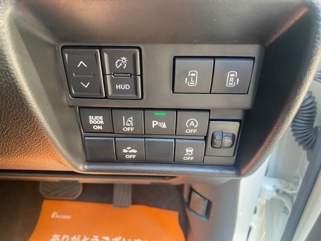 ソリオバンディット ハイブリッドＭＶ　両側電動スライドドア　　衝突軽減ブレーキ　車線逸脱防止装置　スマートキー　クリアランスソナー　アイドリングストップ　ＥＣＳ　ＡＣＣ　サーキュレータ　シートヒーター　ＬＥＤヘッドライト（28枚目）