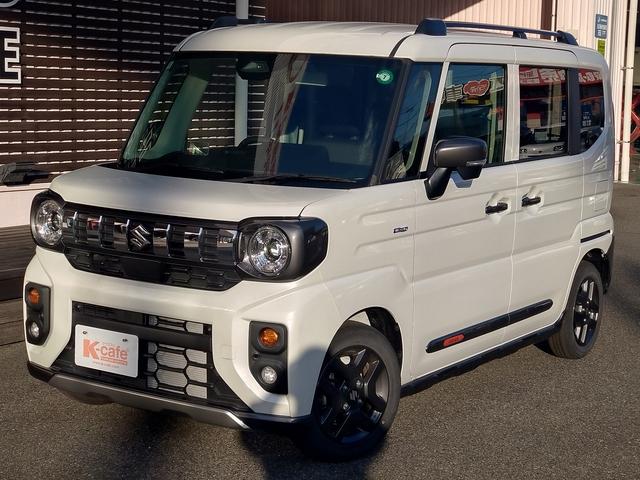 スペーシアギア ハイブリッドＸＺ　両側電動スライドドア　衝突被害軽減ブレーキ　スマートキー　クリアランスソナー　アイドリングストップ　サーキュレーター　ＥＣＳ　ＡＣＣ　ＬＥＤヘッドライト（3枚目）