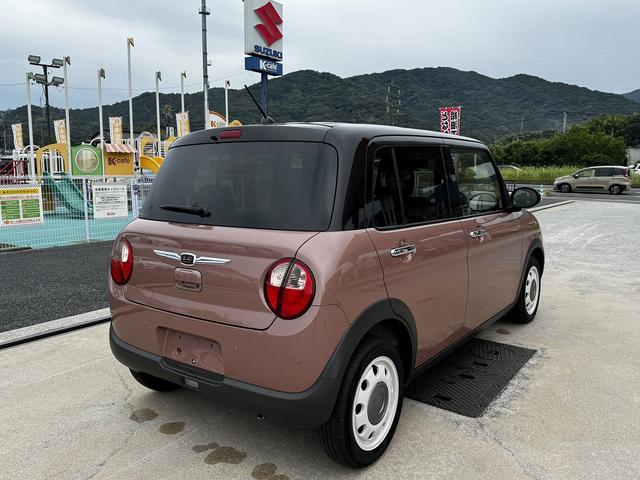 アルトラパンLC X 衝突被害軽減ブレーキ 車線逸脱防止装置 スマートキー クリアランスソナー アイドリングストップ ECS LEDヘッドライト(9枚目)