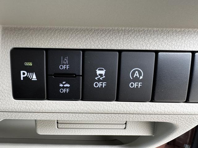 アルトラパンLC X 衝突被害軽減ブレーキ 車線逸脱防止装置 スマートキー クリアランスソナー アイドリングストップ ECS LEDヘッドライト(25枚目)