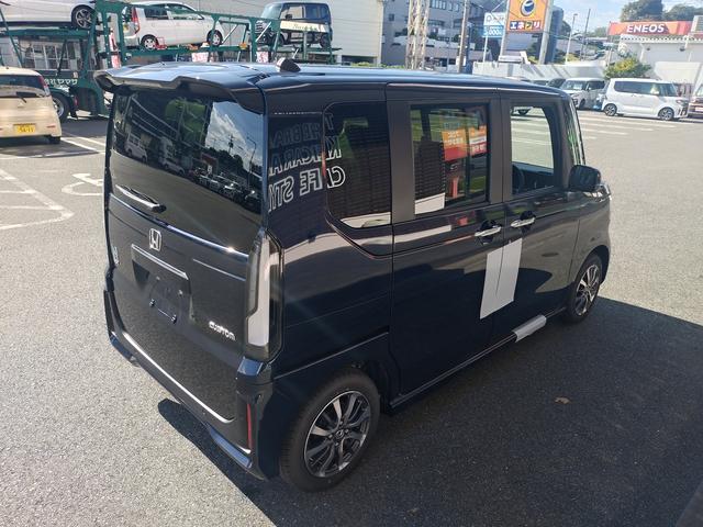 N-BOXカスタム ベースグレード Honda SENSING 両側スライド片側電動ドア スマートキー シートヒーター ACC ECS LEDヘッドライト(5枚目)