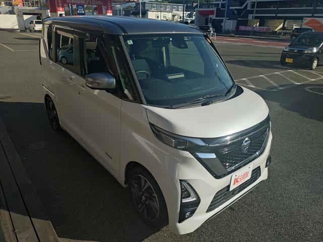 ルークス ハイウェイスター　Ｇターボプロパイロットエディション　純正フルセグナビ・Ｂｌｕｅｔｏｏｔｈ　バックカメラ　両側電動スライドドア　スマートキー　衝突被害軽減ブレーキ　車線逸脱防止装置　アイドリングストップ　クリアランスソナー　ＬＥＤヘッドライト（5枚目）