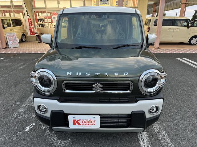 ハスラー ハイブリッドＸ　衝突被害軽減ブレーキ　車線逸脱防止装置　スマートキー　クリアランスソナー　アイドリングストップ　ＡＣＣ　ＥＣＳ　シートヒーター　ＬＥＤヘッドライト（3枚目）
