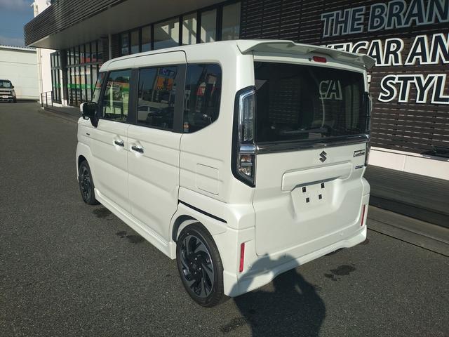 スペーシアカスタム ハイブリッドＸＳ　両側電動スライドドア　スマートキー　衝突被害軽減ブレーキ　アイドリングストップ　ＥＣＳ　シート＆ハンドルヒーター　サーキュレーター　ＬＥＤヘッドライト（8枚目）