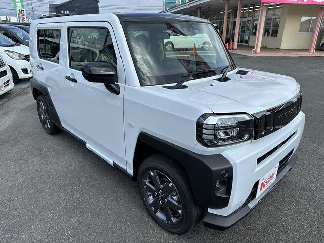 タフト G ダーククロムベンチャー 衝突被害軽減ブレーキ 車線逸脱防止装置 スマートキー クリアランスソナー アイドリングストップ ACC ECS シートヒーター LEDヘッドライト(4枚目)