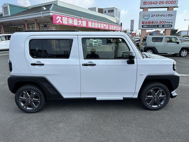 タフト G ダーククロムベンチャー 衝突被害軽減ブレーキ 車線逸脱防止装置 スマートキー クリアランスソナー アイドリングストップ ACC ECS シートヒーター LEDヘッドライト(5枚目)