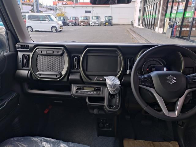 ハスラー タフワイルド　衝突被害軽減ブレーキ　車線逸脱防止装置　スマートキー　クリアランスソナー　アイドリングストップ　ＡＣＣ　ＥＣＳ　シートヒーター　ＬＥＤヘッドライト（2枚目）