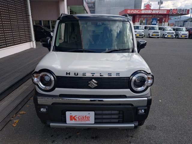 ハスラー タフワイルド　衝突被害軽減ブレーキ　車線逸脱防止装置　スマートキー　クリアランスソナー　アイドリングストップ　ＡＣＣ　ＥＣＳ　シートヒーター　ＬＥＤヘッドライト（4枚目）