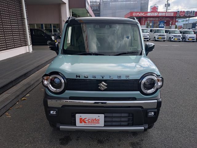 ハスラー タフワイルド　衝突被害軽減ブレーキ　車線逸脱防止装置　スマートキー　クリアランスソナー　アイドリングストップ　ＡＣＣ　ＥＣＳ　シートヒーター　ＬＥＤヘッドライト（4枚目）