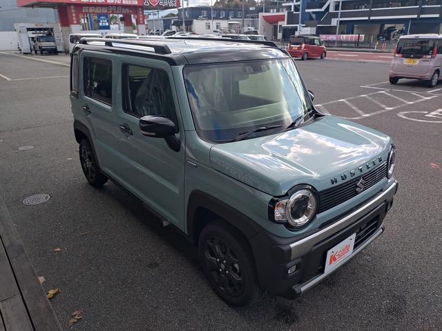 ハスラー タフワイルド　衝突被害軽減ブレーキ　車線逸脱防止装置　スマートキー　クリアランスソナー　アイドリングストップ　ＡＣＣ　ＥＣＳ　シートヒーター　ＬＥＤヘッドライト（5枚目）