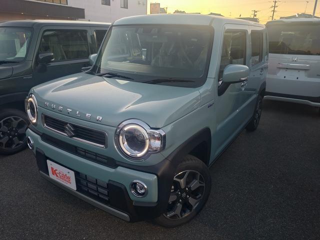 ハスラー ハイブリッドＸ　衝突被害軽減ブレーキ　車線逸脱防止装置　スマートキー　クリアランスソナー　アイドリングストップ　ＡＣＣ　ＥＣＳ　シートヒーター　ＬＥＤヘッドライト（3枚目）