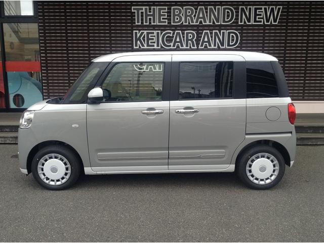 ムーヴキャンバス ストライプスＧ　両側電動スライドドア　衝突被害軽減ブレーキ　スマートキー　車線逸脱防止装置　クリアランスソナー　アイドリングストップ　ＥＣＳ　ＬＥＤヘッドライト（9枚目）